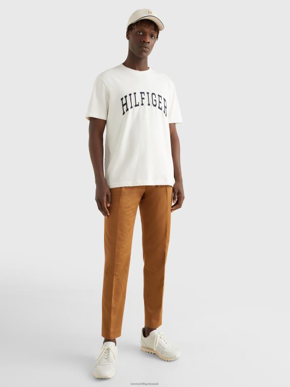 عاج Tommy Hilfiger تي شيرت كاجوال بشعار 446441664