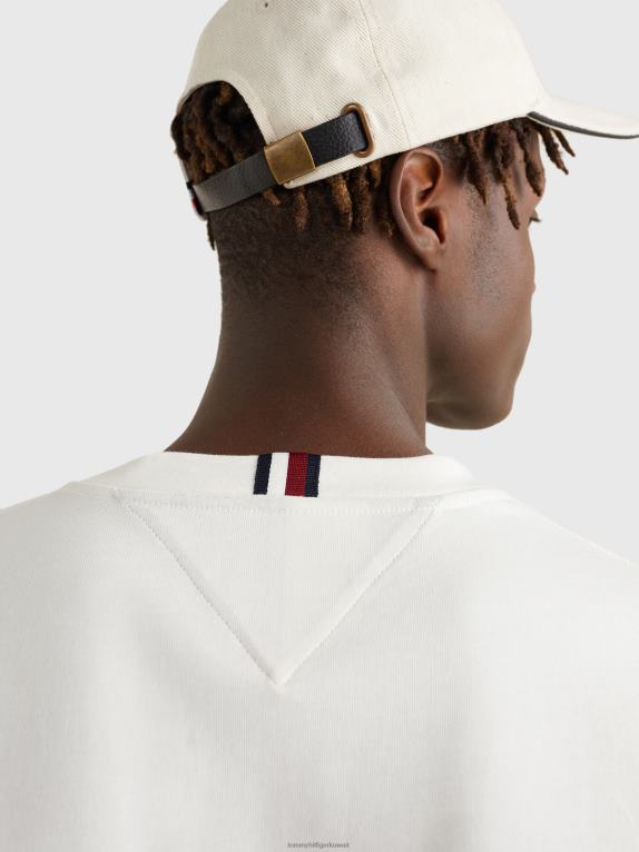 عاج Tommy Hilfiger تي شيرت كاجوال بشعار 446441664