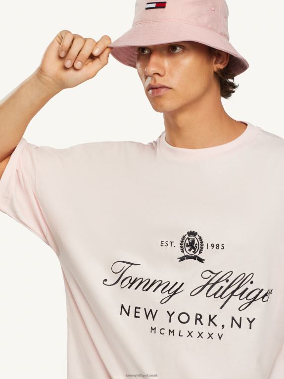 وردي فاتح باستيل Tommy Hilfiger المحملة الكلاسيكية النصي 446441685