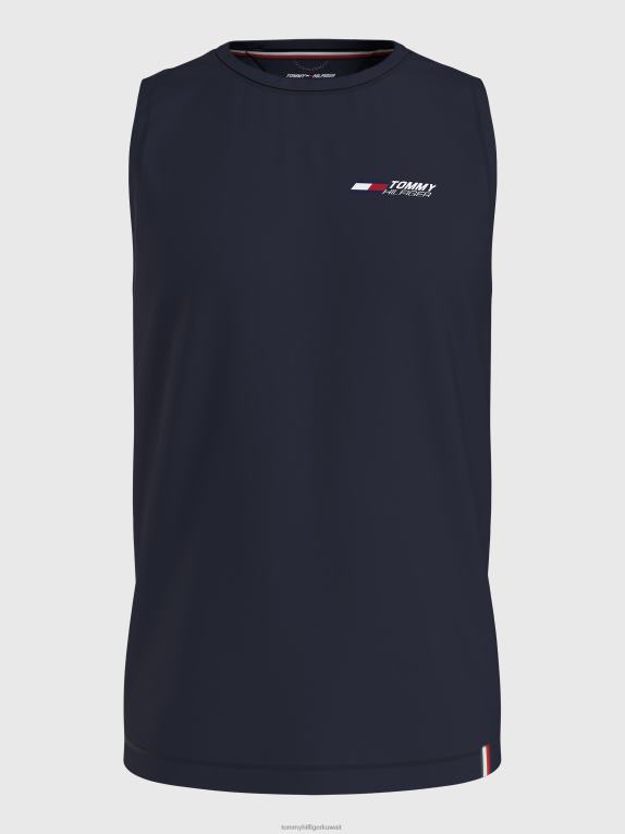 سماء الصحراء Tommy Hilfiger قميص بدون أكمام للتدريب على الأداء الرياضي الأساسي 446441690