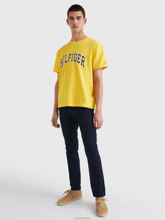 أصفر دافئ Tommy Hilfiger تي شيرت كاجوال بشعار 446441692