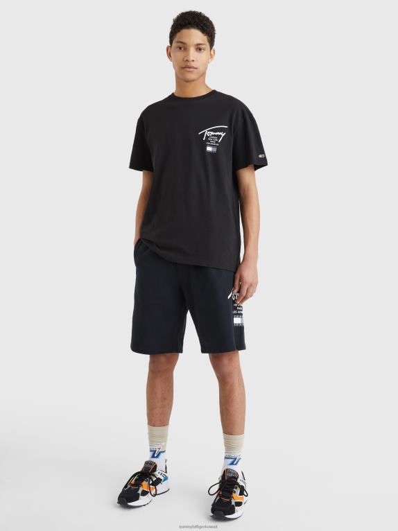 أسود Tommy Hilfiger تي سيج الحديثة 446441693