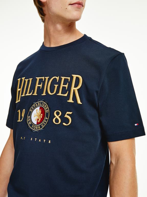 سماء الصحراء Tommy Hilfiger تي شيرت بقصة مريحة وأيقونات 446441705