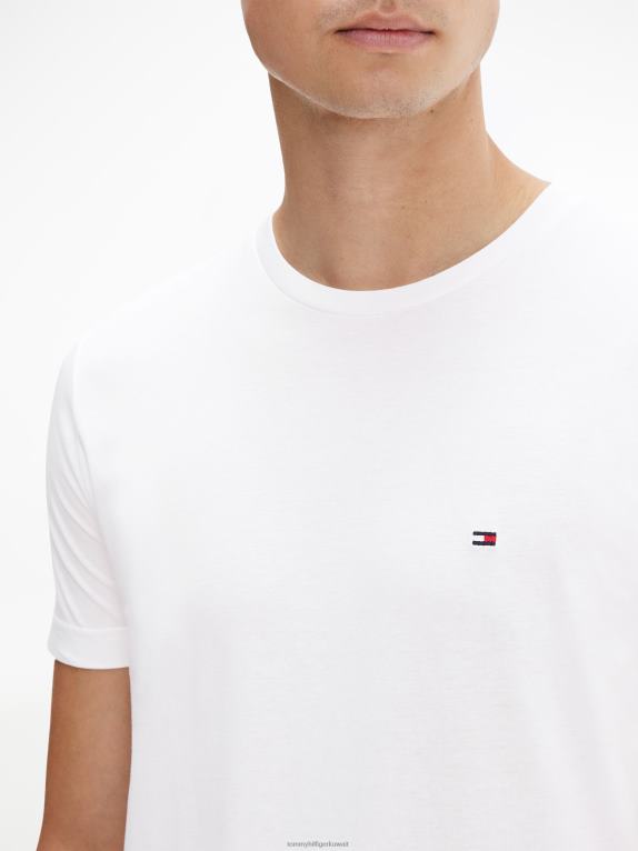 أبيض Tommy Hilfiger تي شيرت بشعار الشركة الخلفي 446441715