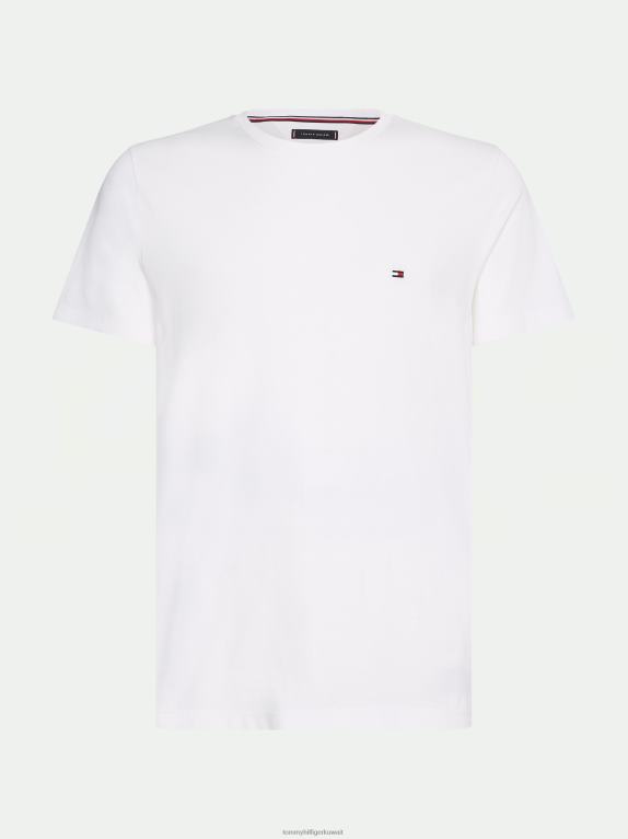 أبيض Tommy Hilfiger تي شيرت بشعار الشركة الخلفي 446441715