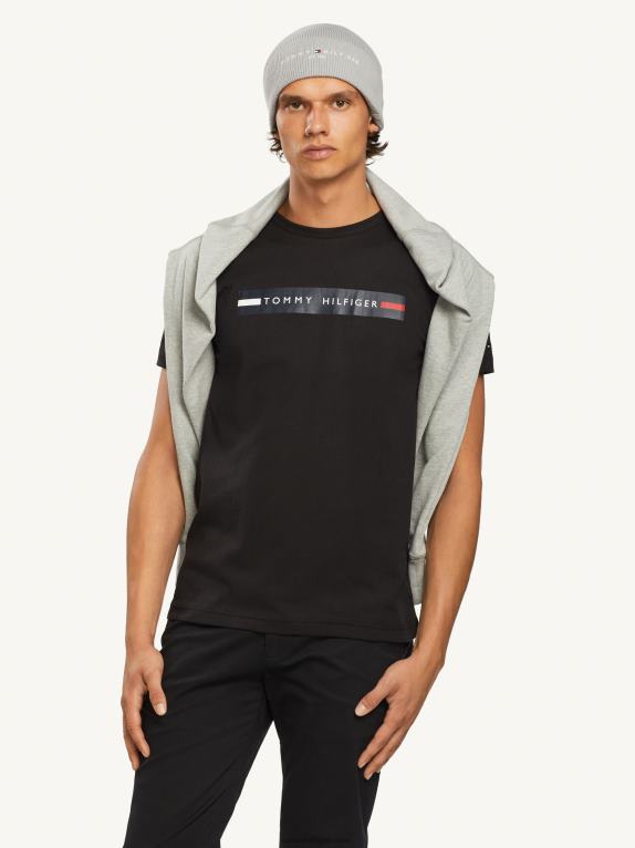 أسود Tommy Hilfiger تي بار الشركات 446441718