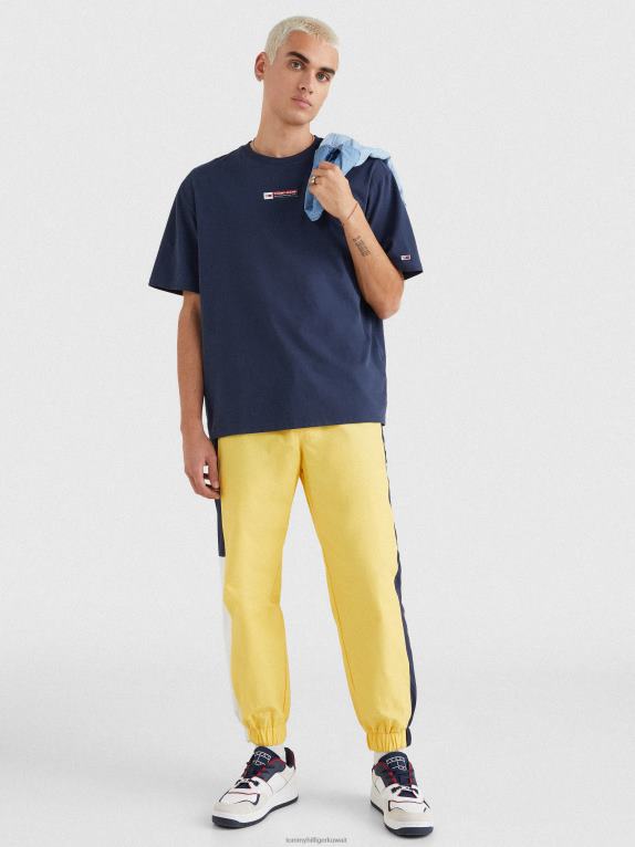 البحرية الشفق Tommy Hilfiger تيشيرت بشارة شعار الماركة من القطن العضوي التراثي 446441731