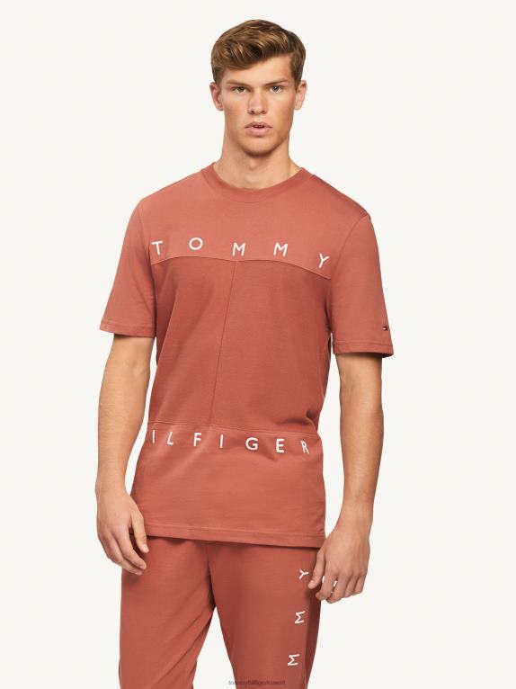 النحاس المغبر Tommy Hilfiger تي شيرت بعلم أحادي 446441740