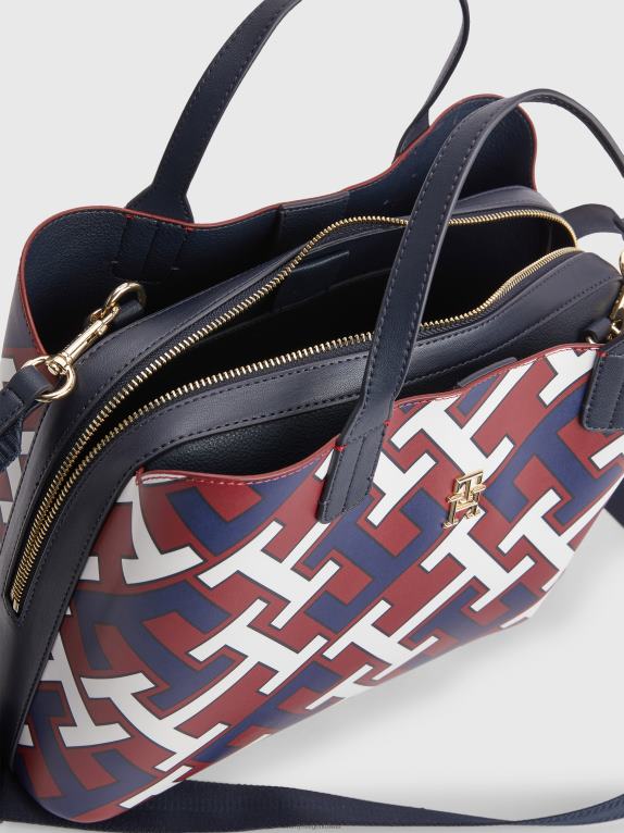 مزيج الشركات Tommy Hilfiger حقيبة مونوغرام مميزة 446441761