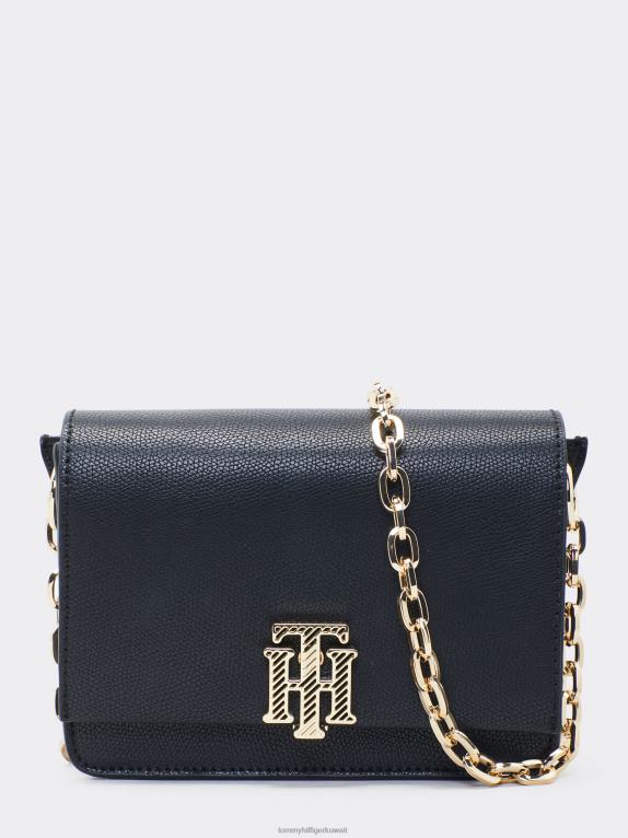 أسود Tommy Hilfiger كروس المخطط التفصيلي 446441764