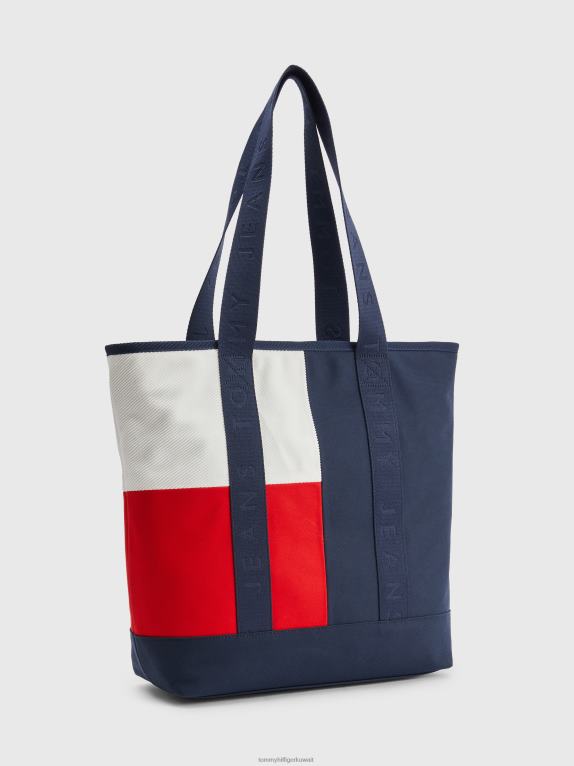 شركة كبرى Tommy Hilfiger حقيبة حمل مميزة بألوان متباينة 446441769