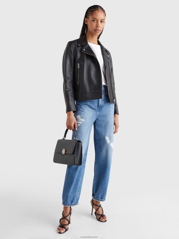 أسود Tommy Hilfiger حقيبة بشعار مونوغرام 446441773