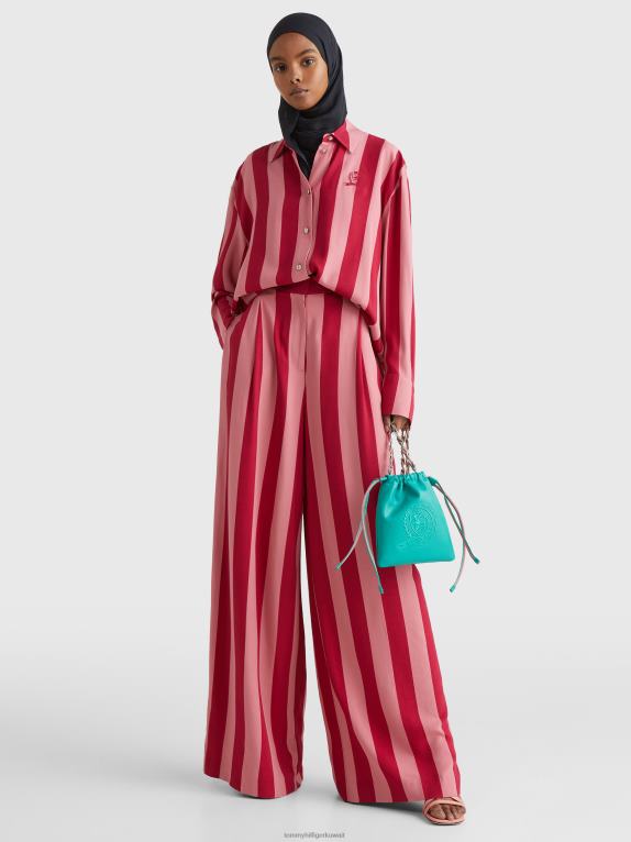 الأخضر المركزي Tommy Hilfiger حقيبة الحقيبة الجلدية الأيقونات 446441776