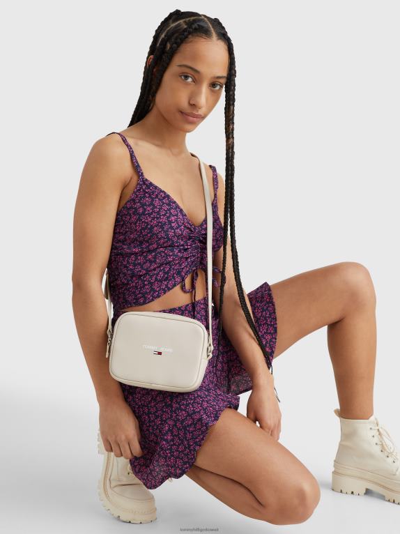 البيج الحجري Tommy Hilfiger حقيبة كروس صغيرة أساسية 446441795