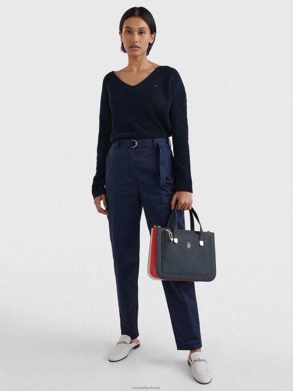 الشركات البحرية Tommy Hilfiger حقيبة التوقيع حصاة الحبوب 446441800