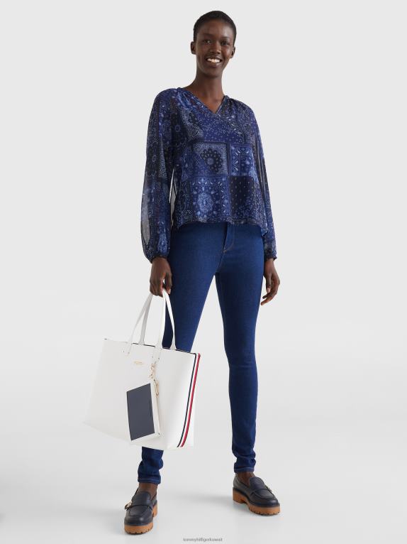 ناصعة البياض Tommy Hilfiger حقيبة التوقيع الأيقونية 446441806