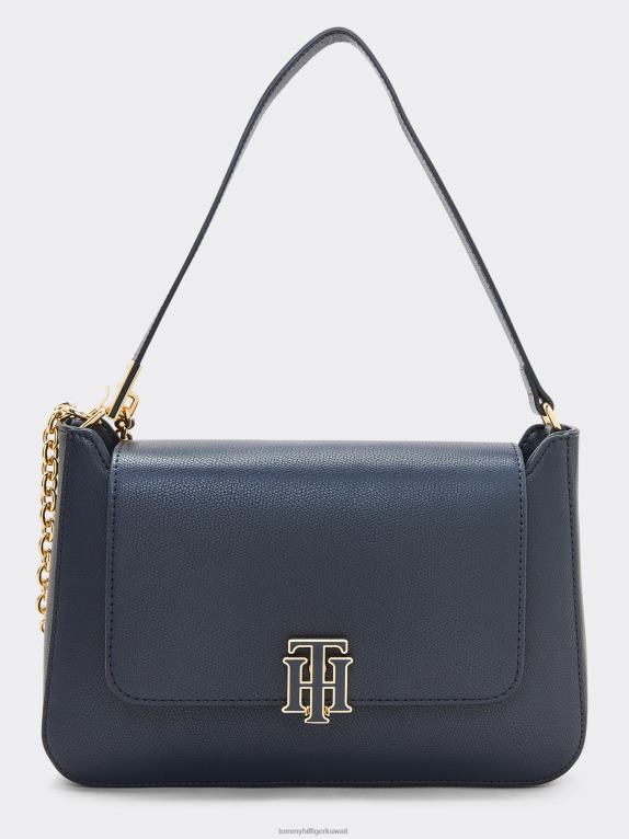 سماء الصحراء Tommy Hilfiger حقيبة كتف الخطوط العريضة 446441819