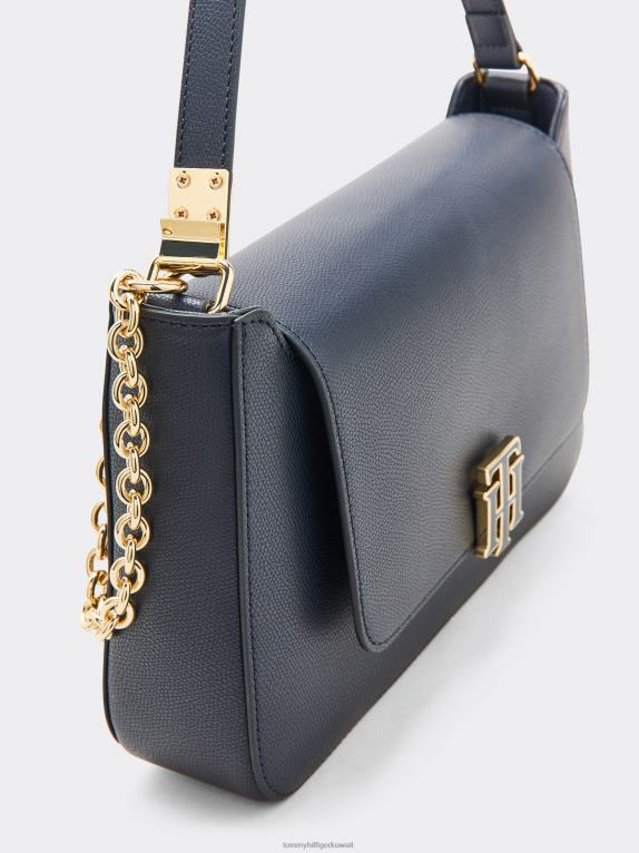 سماء الصحراء Tommy Hilfiger حقيبة كتف الخطوط العريضة 446441819