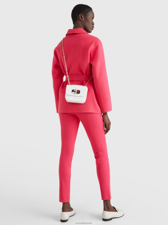 ناصعة البياض Tommy Hilfiger حقيبة كروس صغيرة بقفل دوار 446441822