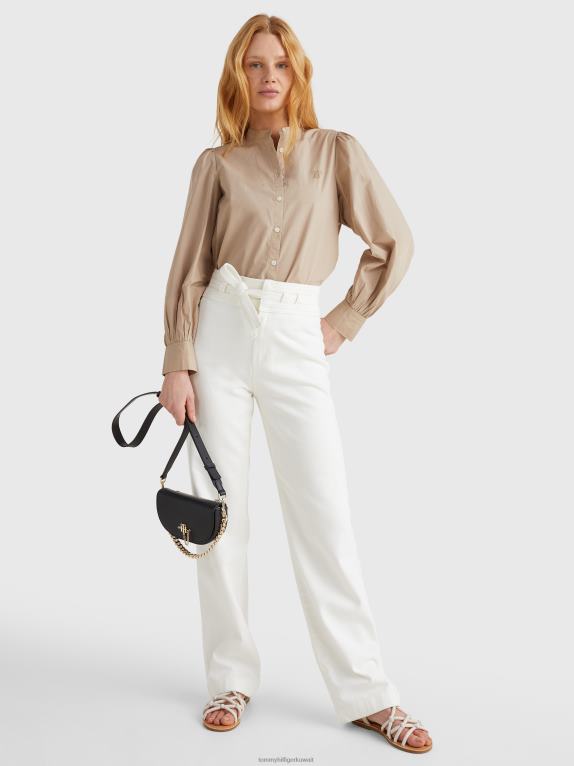 أسود Tommy Hilfiger حقيبة كروس صغيرة منحنية 446441828