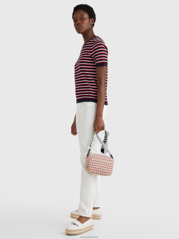 حرف واحد فقط للشركات Tommy Hilfiger حقيبة كاميرا مونوغرام مميزة 446441831