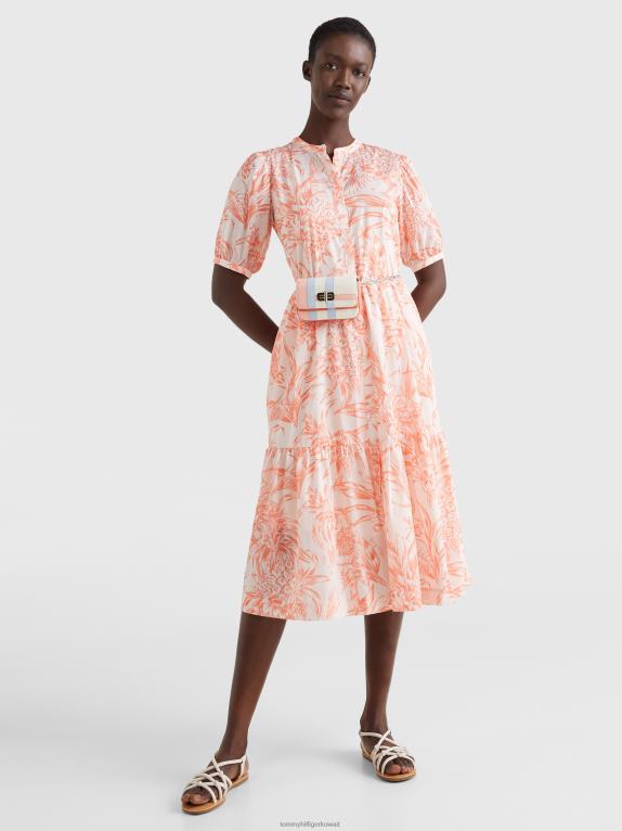 مدراس الوردي Tommy Hilfiger حقيبة كروس جلدية صغيرة بقفل دوار 446441834