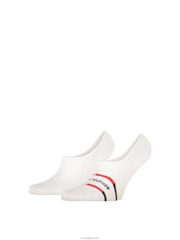 أبيض Tommy Hilfiger عبوة من قطعتين من جوارب بريتون مخططة 446441920