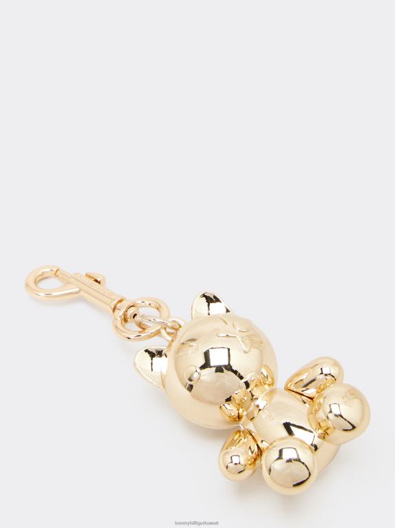ذهب Tommy Hilfiger سلسلة مفاتيح التميمة الشهيرة 446441948