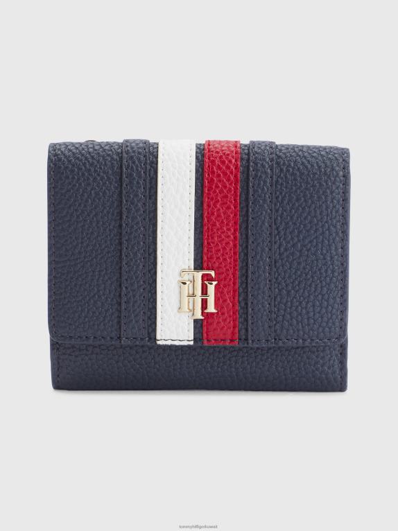 الفضاء الأزرق Tommy Hilfiger محفظة متوسطة الحجم بتوقيع المونوغرام 446441949