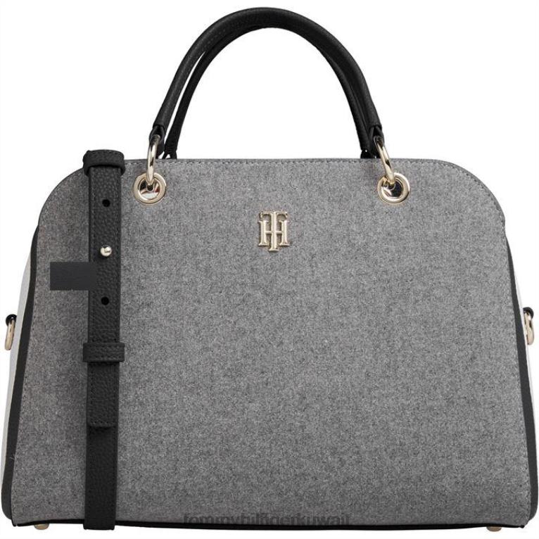رمادي Tommy Hilfiger حقيبة دفل أساسية للنساء 4464419493