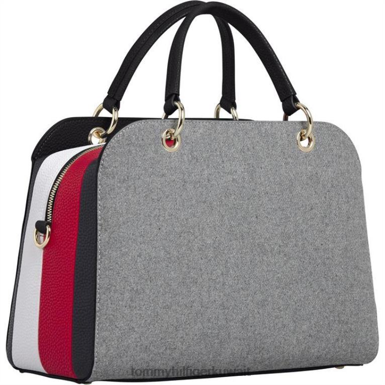 رمادي Tommy Hilfiger حقيبة دفل أساسية للنساء 4464419493