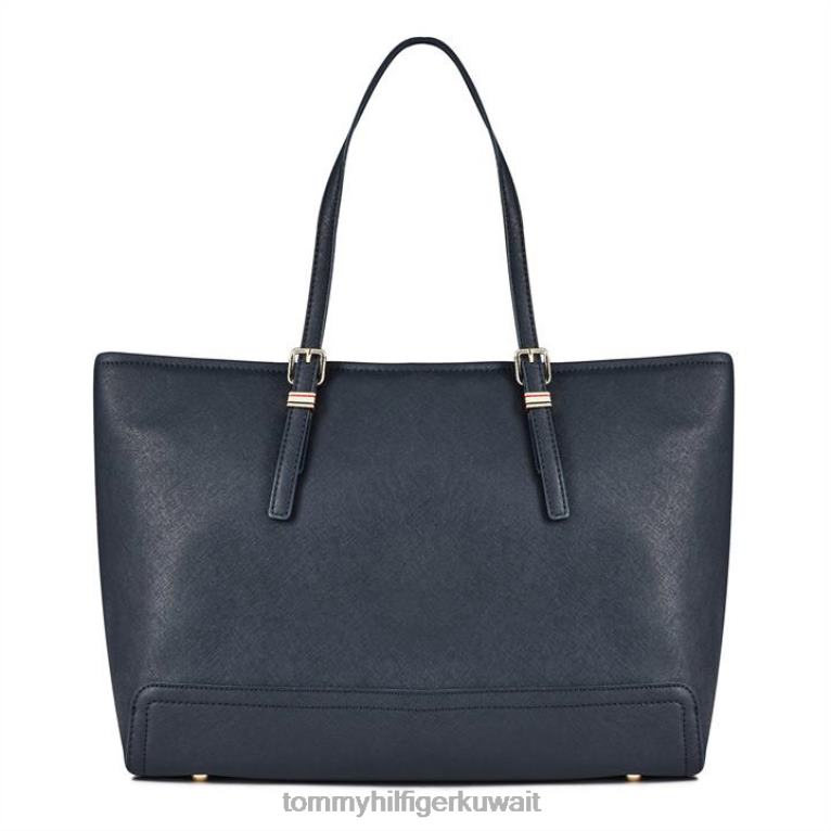 أزرق Tommy Hilfiger حقيبة العسل المتوسطة 4464419497