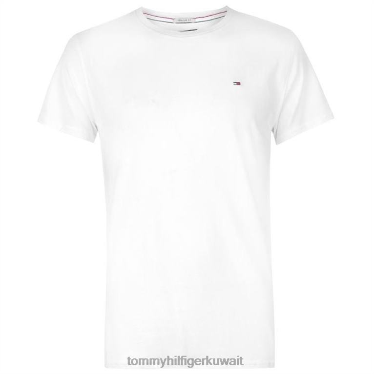 أبيض Tommy Hilfiger تي شيرت برقبة دائرية 4464419520
