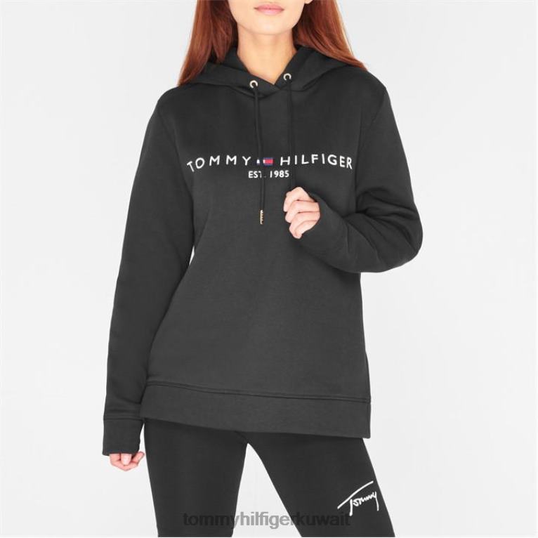 بي دي اس سوداء Tommy Hilfiger هوديي أساسي من هيلفيغر 4464419548