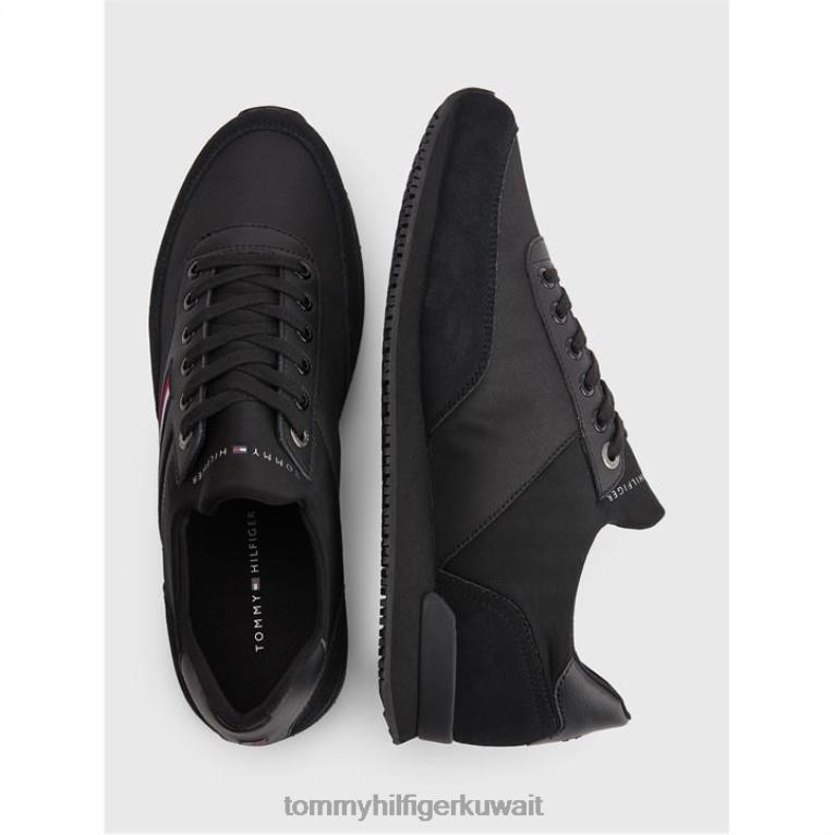 أسود Tommy Hilfiger مزيج عداء الجورب الشهير 4464419562