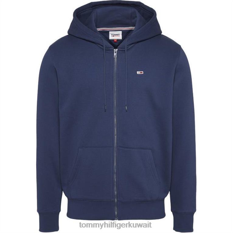 القوات البحرية Tommy Hilfiger هودي بسحاب أساسي للعلم الأصلي 4464419563