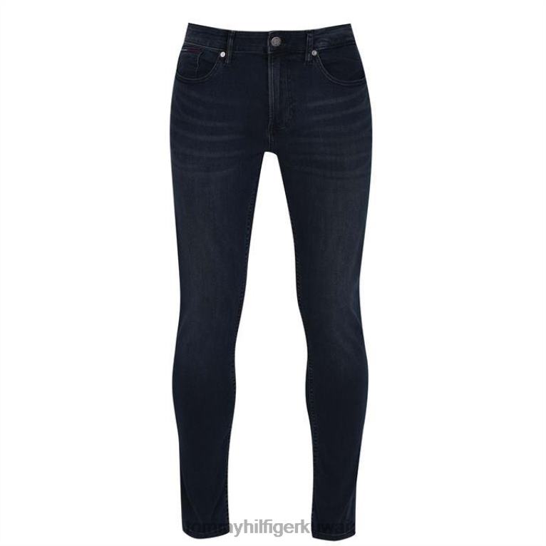 أسود مرصوف Tommy Hilfiger جينز أوستن مدبب نحيف 4464419579
