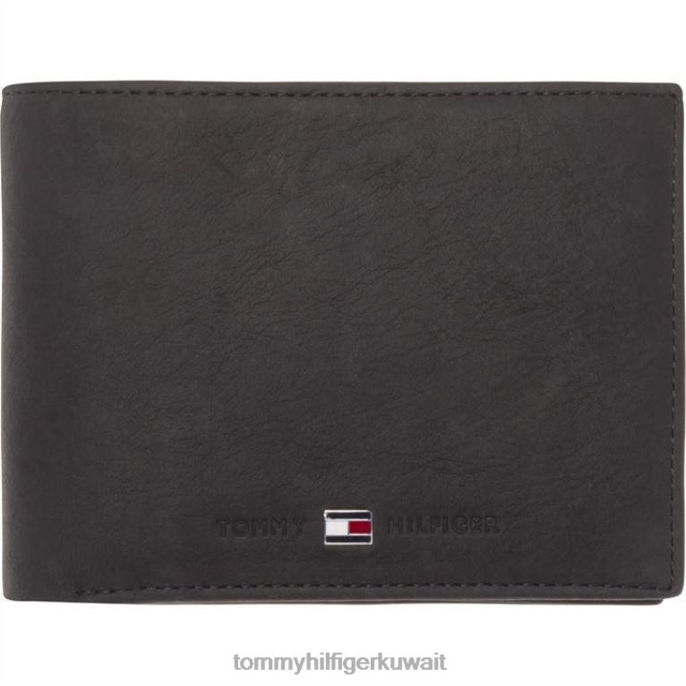 أسود Tommy Hilfiger محفظة جونسون بجيب للعملات المعدنية 4464419582