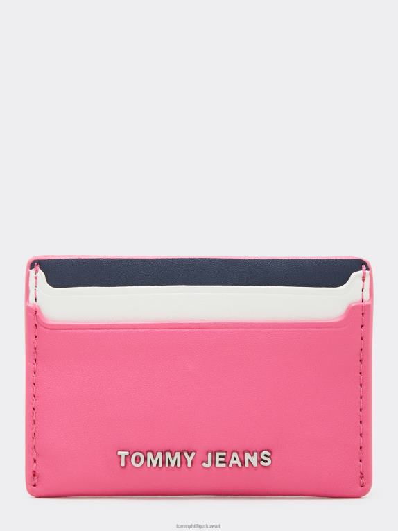التنبيه الوردي Tommy Hilfiger حامل بطاقة نسائي 446441961