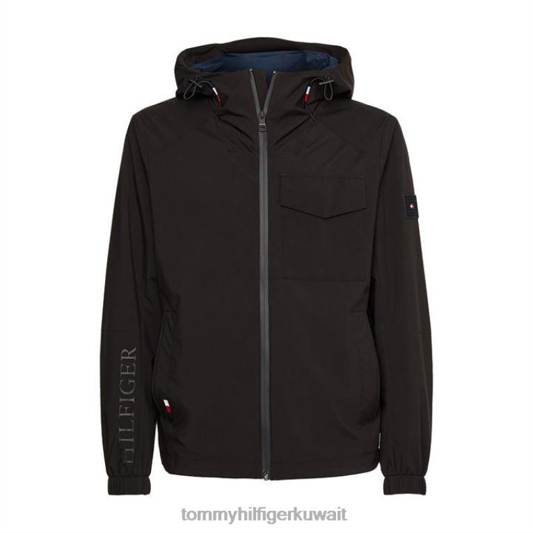 بي دي اس سوداء Tommy Hilfiger سترة مقنعين التقنية 4464419640