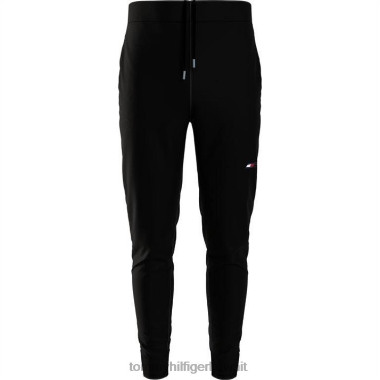 أسود Tommy Hilfiger بنطال رياضي بشعار هيلفيغر 4464419702