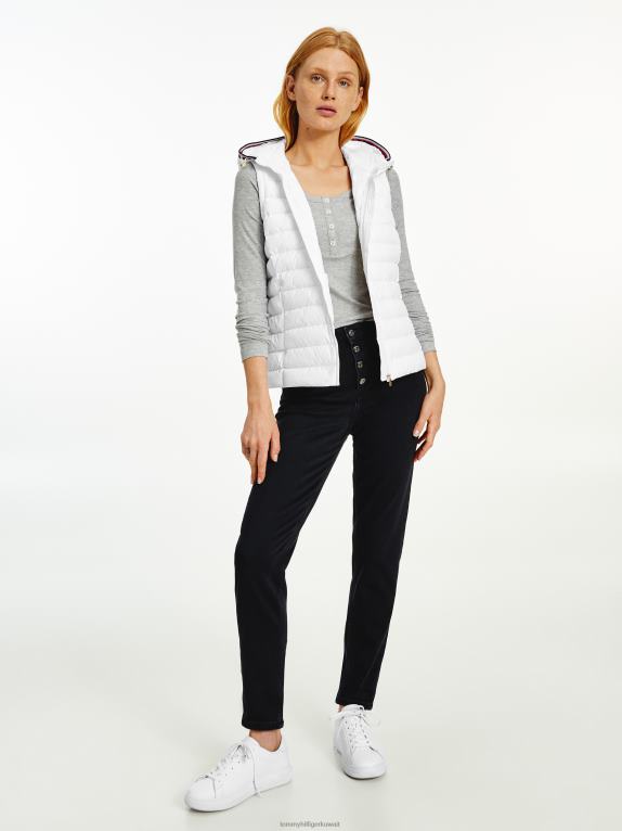 الأبيض البصري Tommy Hilfiger سترة أساسية خفيفة الوزن 446441971