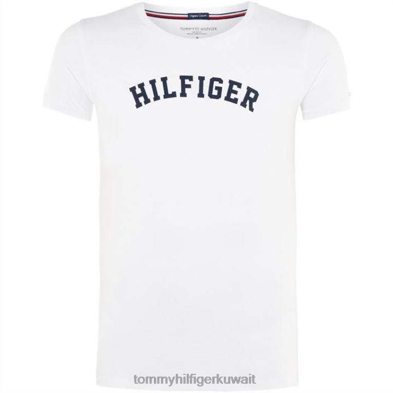 أبيض Tommy Hilfiger تيشيرت بطبعة شعار 4464419730