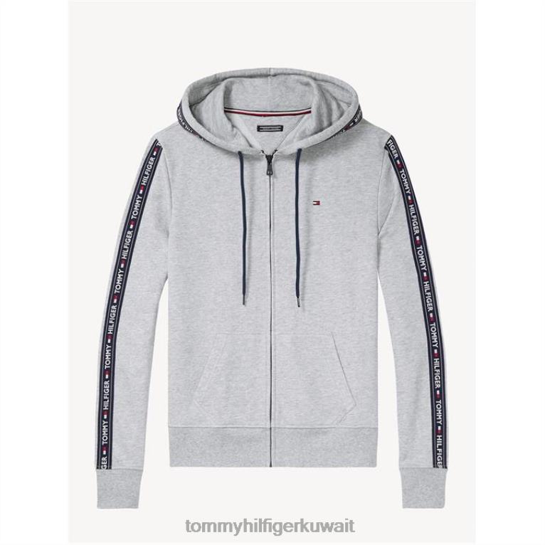 هيذر رمادي Tommy Hilfiger هوديي الشريط 4464419734