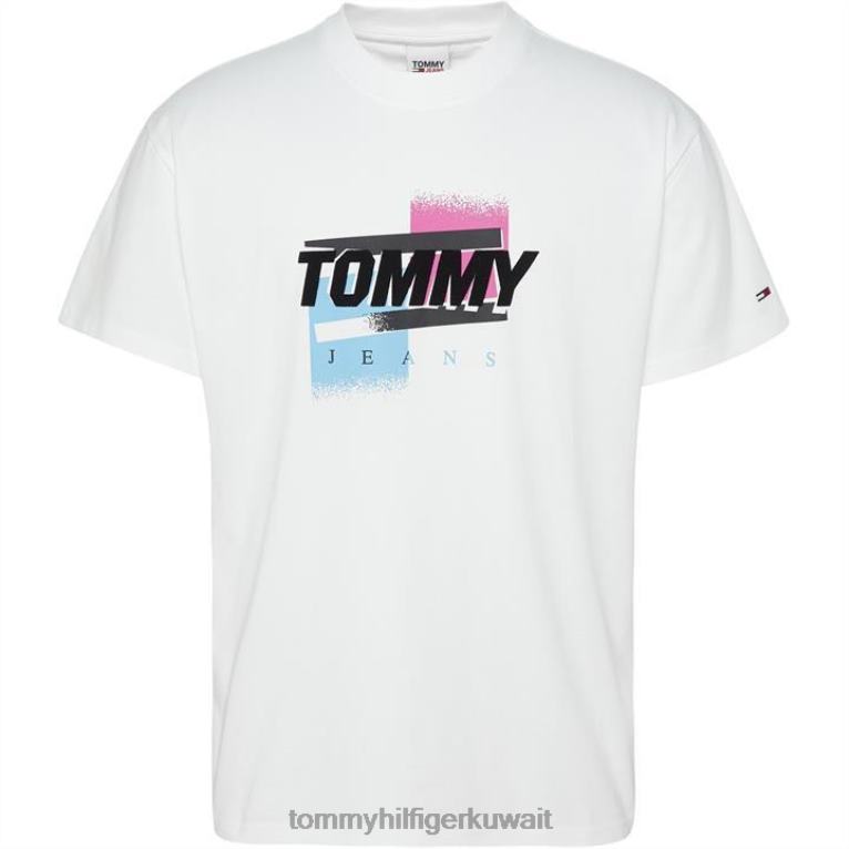 يبر ابيض Tommy Hilfiger الرسم تلاشى 4464419746