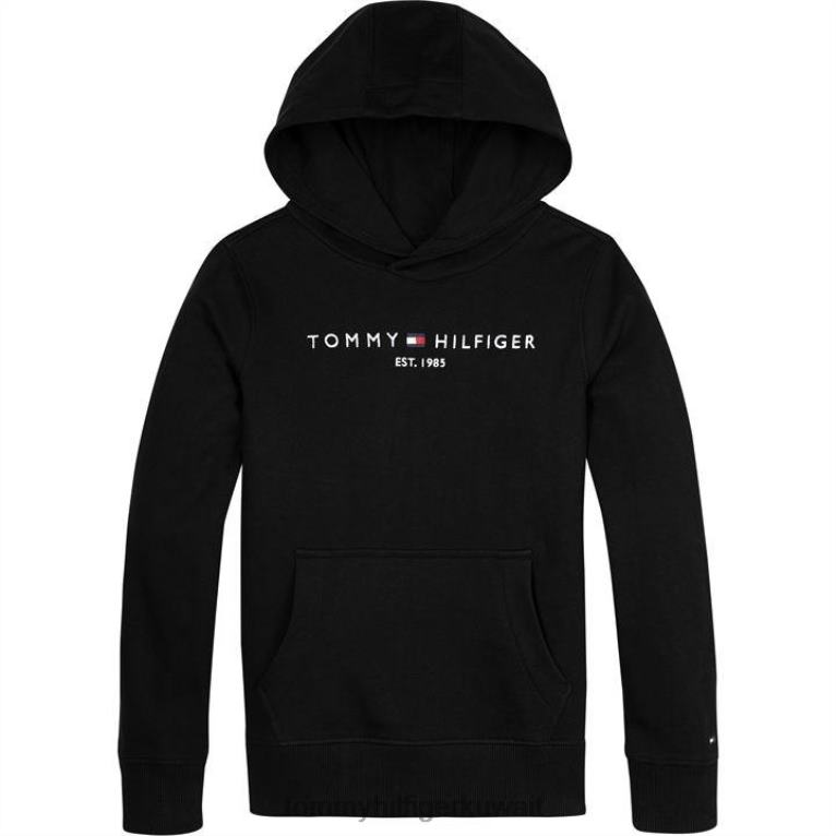 بي دي اس سوداء Tommy Hilfiger هوديي بشعار تومي 4464419785