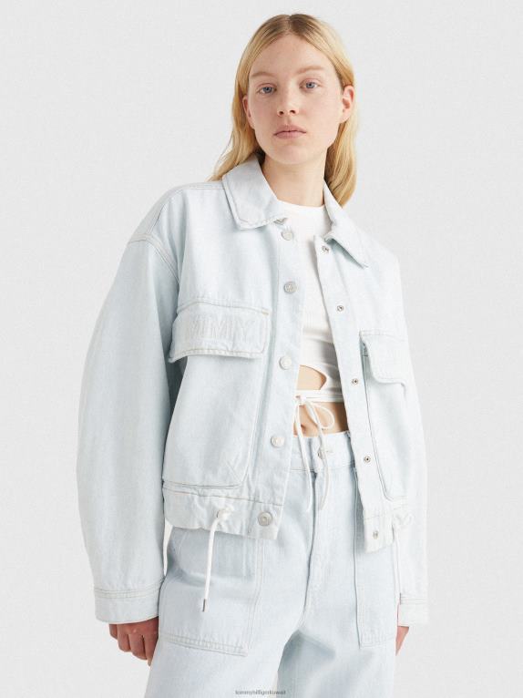 ضوء الدنيم Tommy Hilfiger سترة الدنيم الفائضة 446441979