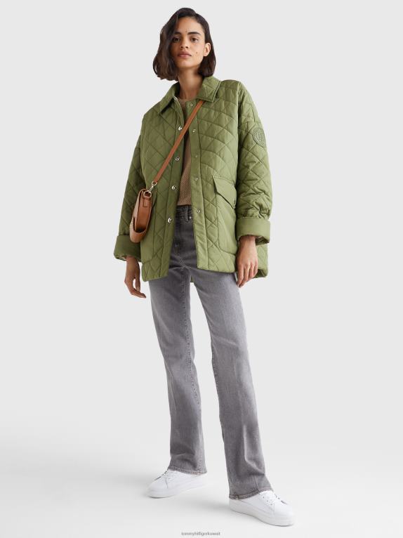 حدائق المترو Tommy Hilfiger سترة قصيرة مريحة ومبطنة بالماس 446441980