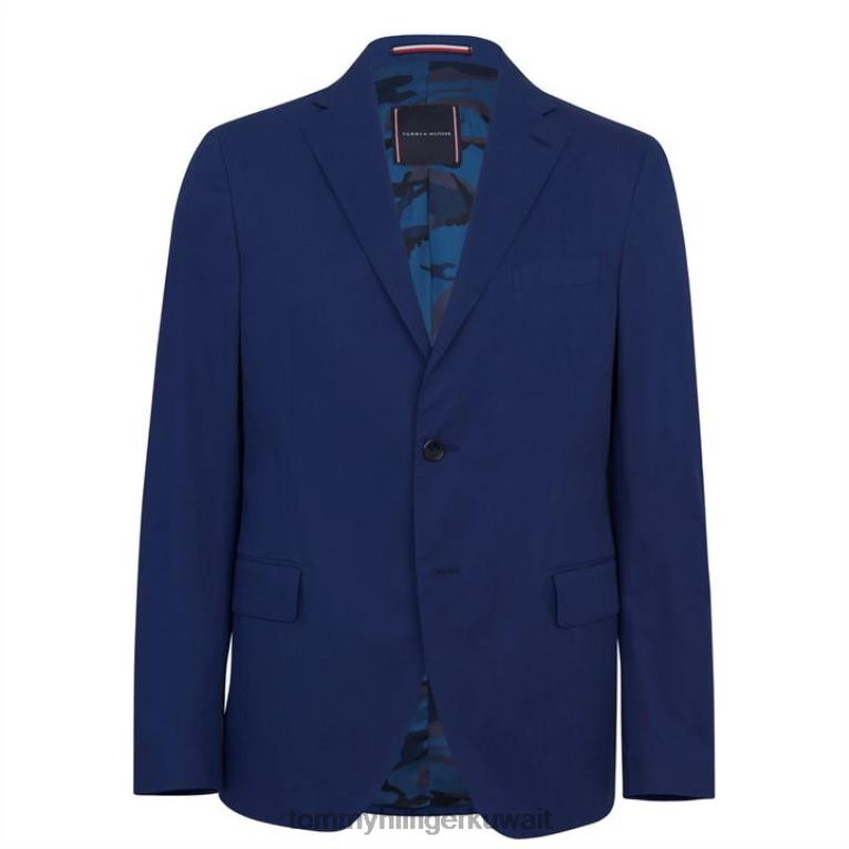 أزرق Tommy Hilfiger سترة الملمس الورقي 4464419831