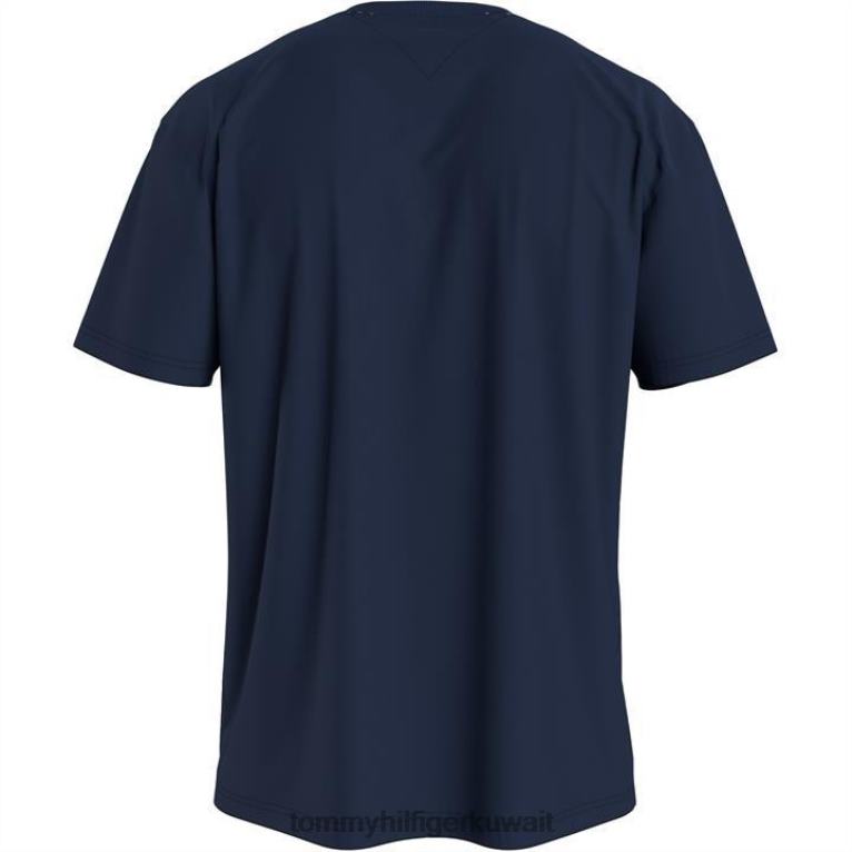 البحرية الشفق Tommy Hilfiger كرر شعار تي شيرت 4464419838
